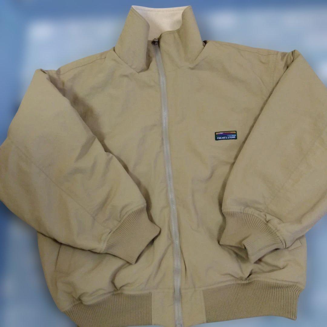 freaks store リバーシブルスタンドカラーブルゾン　ベージュ
