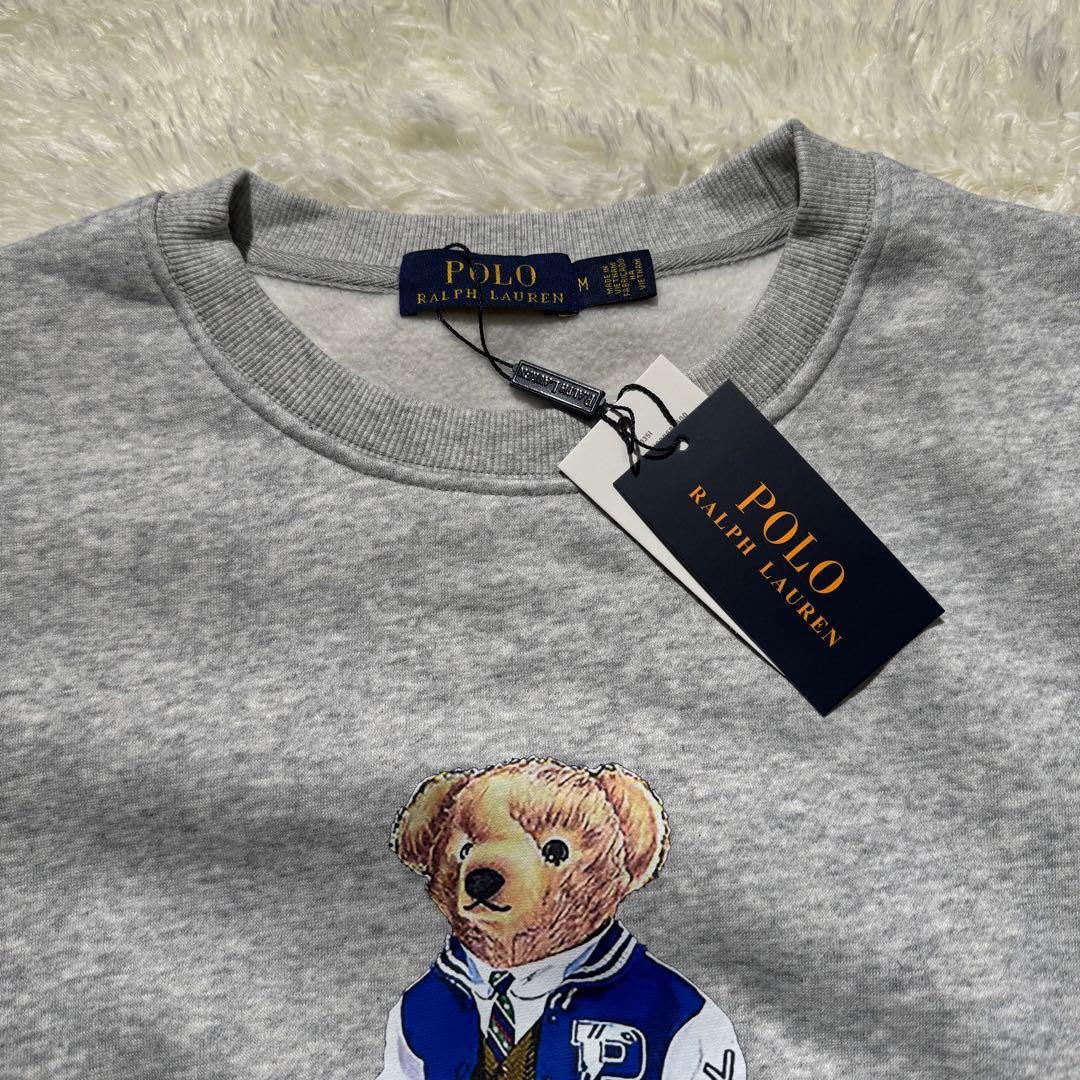 M ラルフローレン ポロベア スタジャン風 スウェット トレーナー 春服