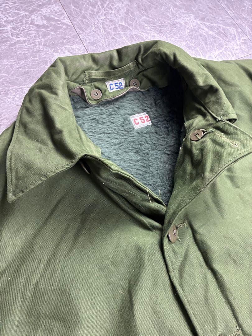 スウェーデン軍 M-59 ミリタリーコート ライナー付き C52 カーキ