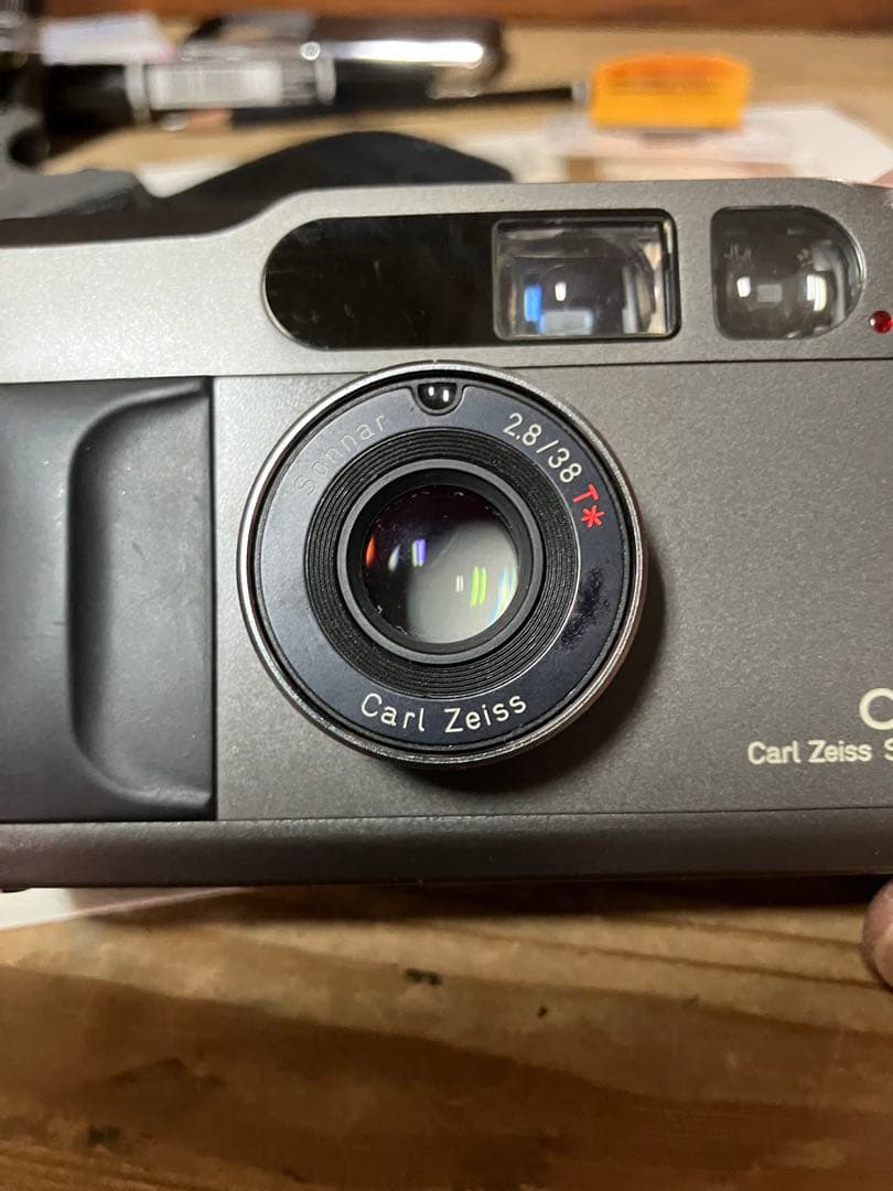 ジャンク　CONTAX T2 コンパクトカメラ Titan Silver