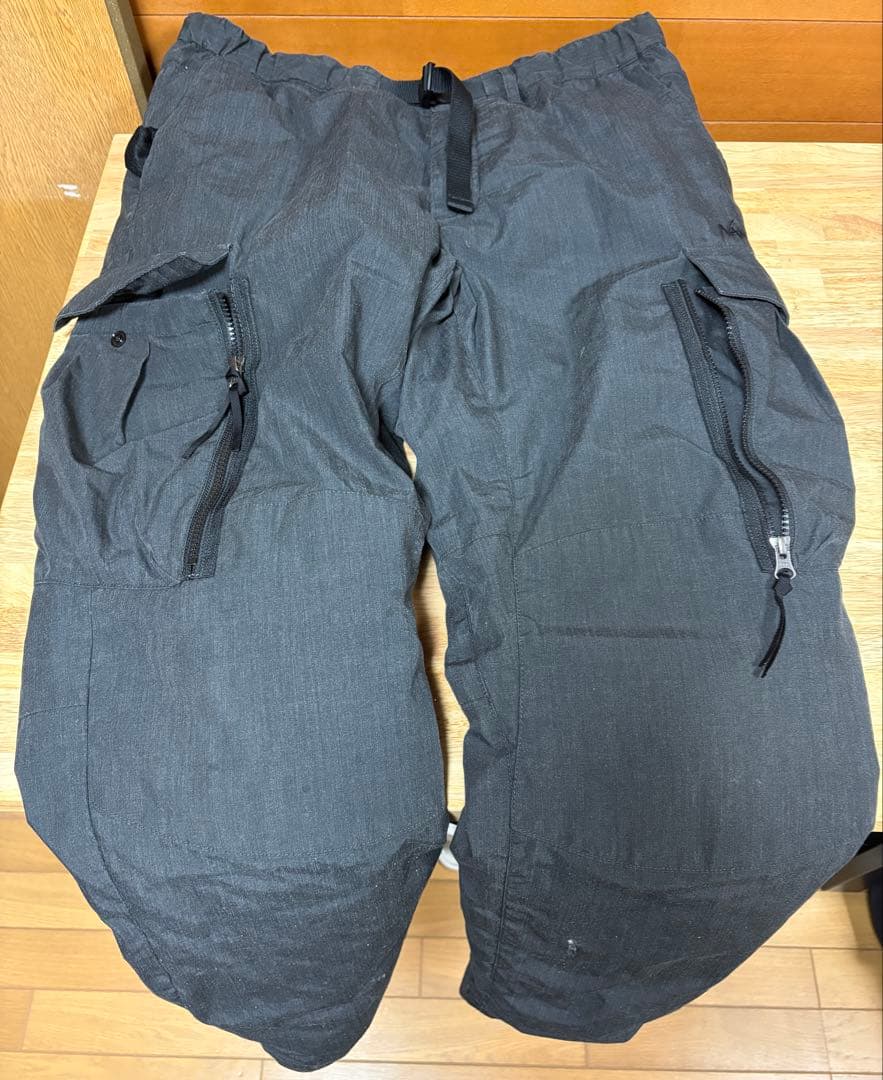 NANGA タキビダウンパンツ ブラック XL