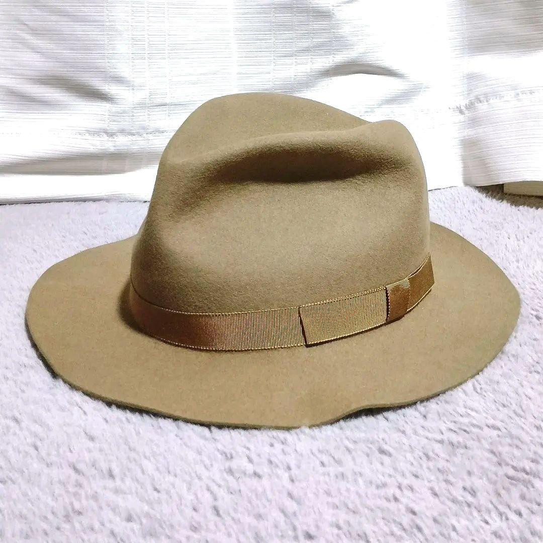 ■24時まで■STEVENSON OVERALL ラビットファー フェドラハット