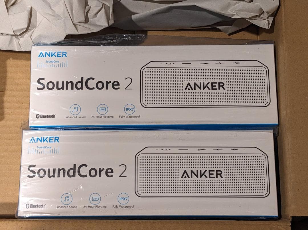 【未開封・新品】ANKER SoundCore 2 ワイヤレススピーカー2個