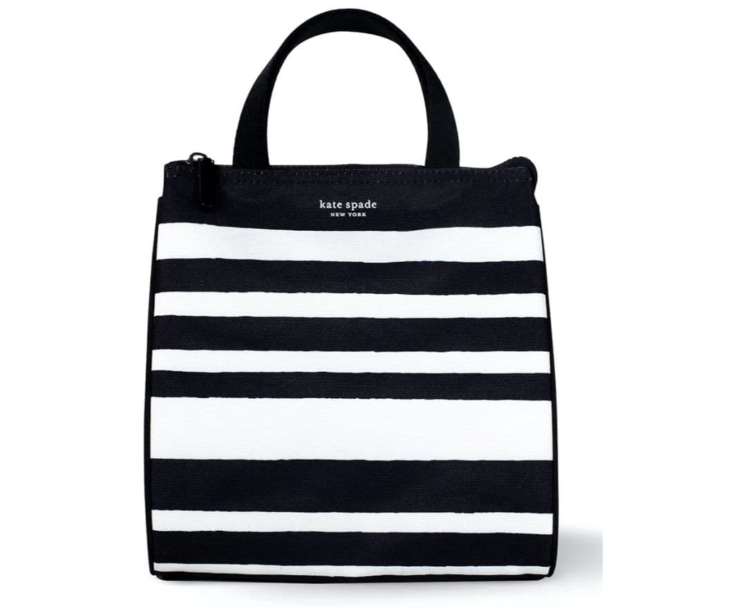 kate spade ストライプランチバッグ