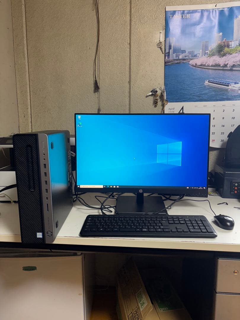 HP EliteDesk 800 G4 SFF/HP P244 現状品