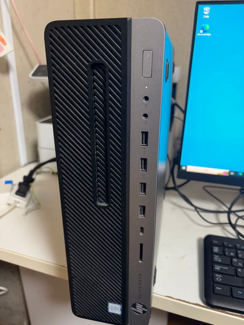 HP EliteDesk 800 G4 SFF/HP P244 現状品