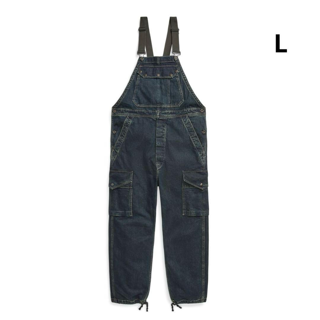 24FW 新品 RRL デニム カーゴ オーバーオール ダブルアールエル L
