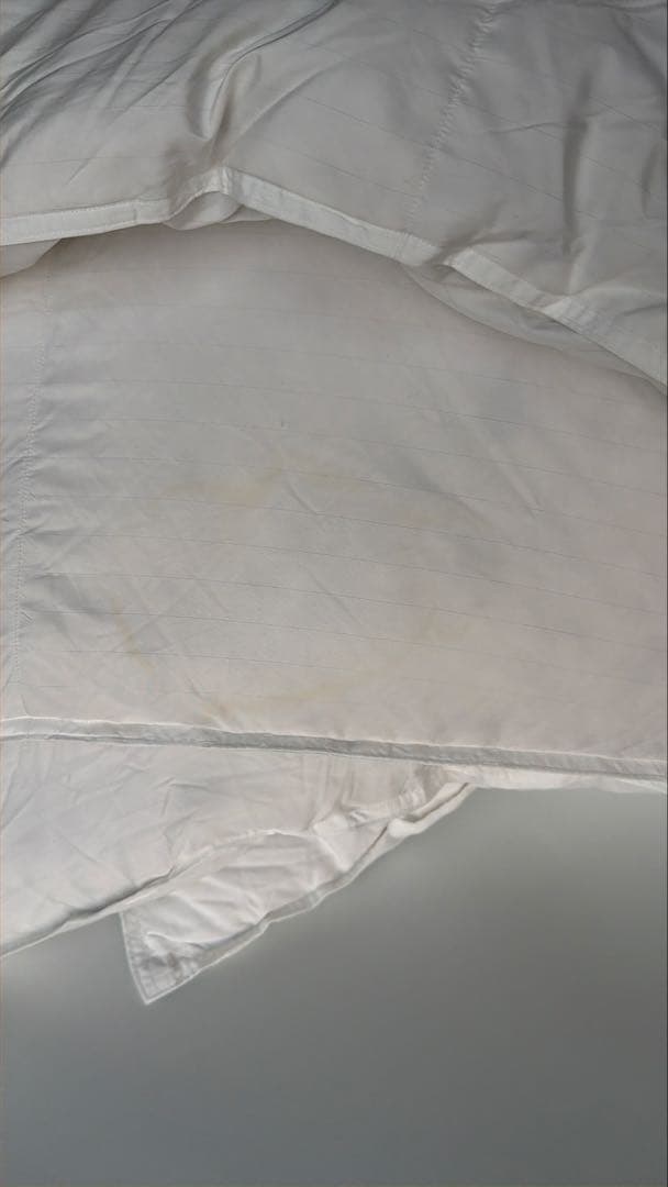 無印良品 防ダニ 羽毛掛ふとん・中厚手 S シングル