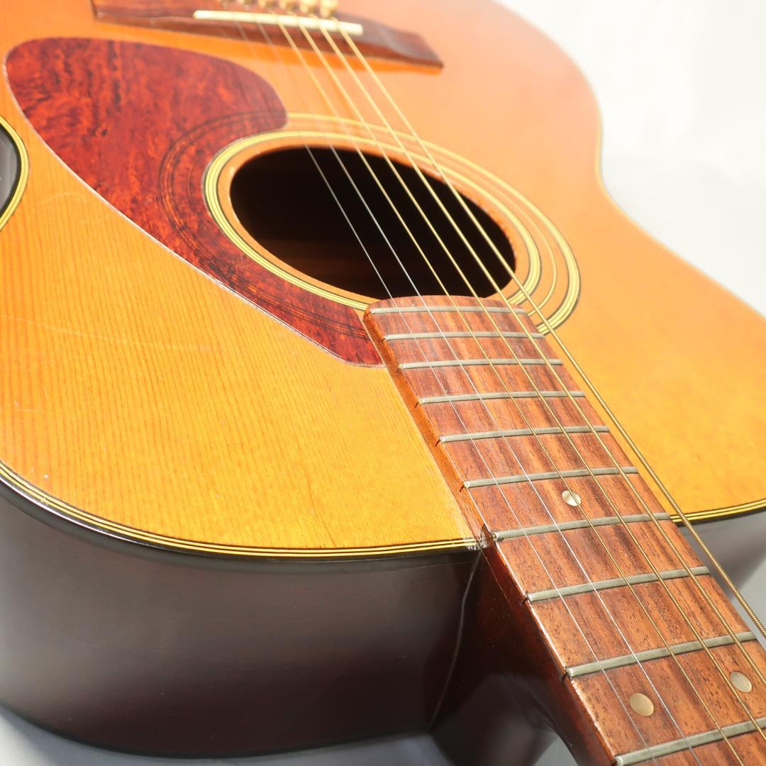 弦交換 YAMAHA FG-130 ギター ケース付 グリーンラベル ビンテージ