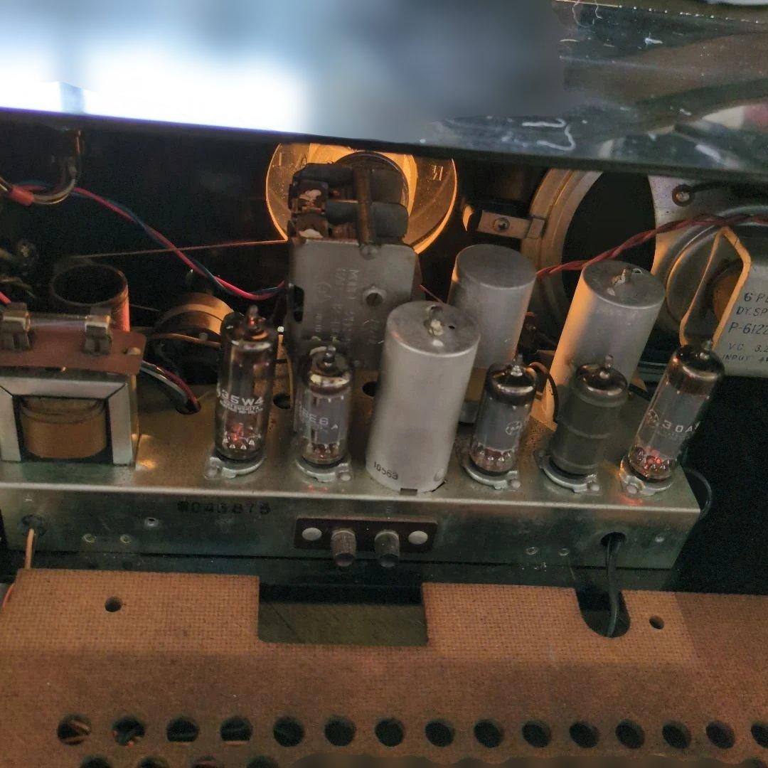 昭和レトロ　 NATIONAL 真空管ラジオ 稼働品