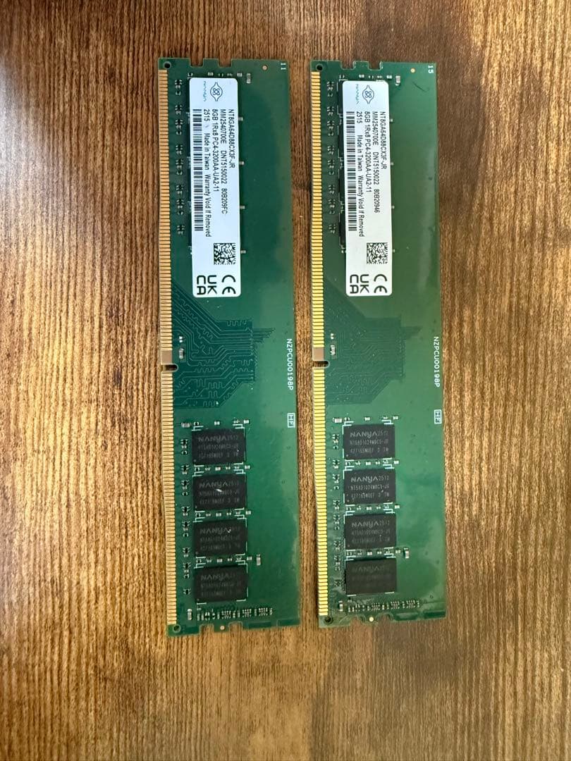 DDR4 16gb(8gb×2) 3200MHz