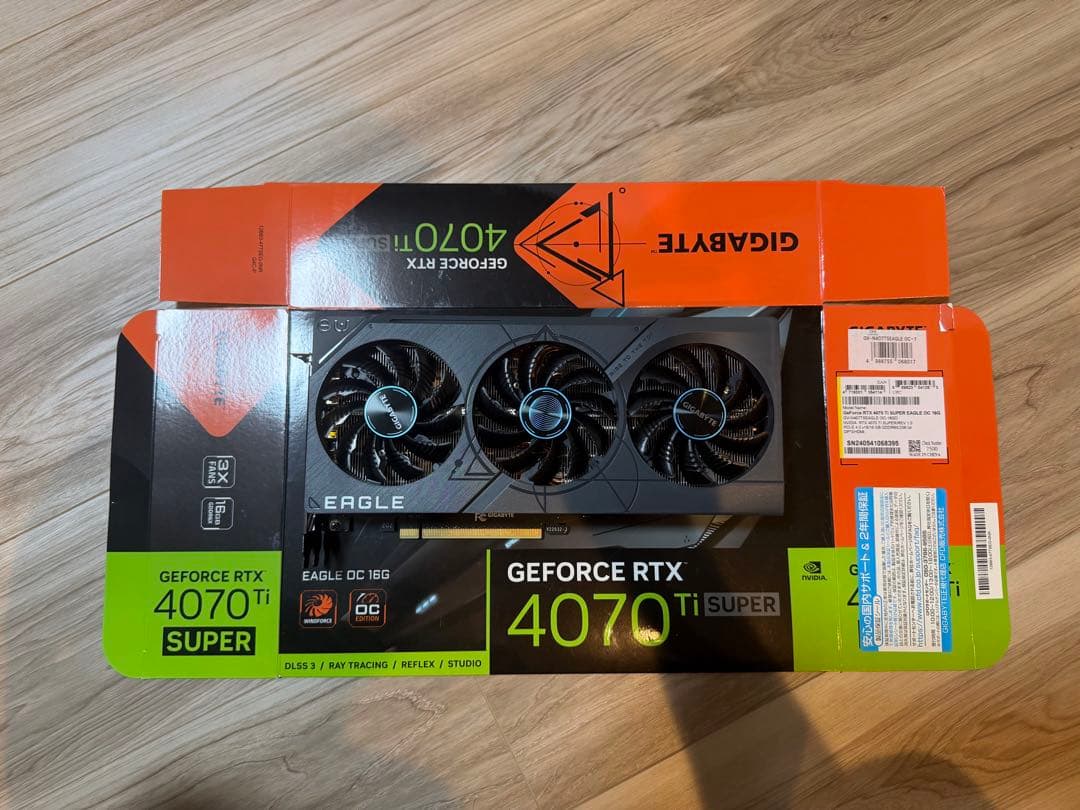 グラフィックボード・グラボ・ビデオカード GIGABYTE GeForce RTX 4070 Ti Super