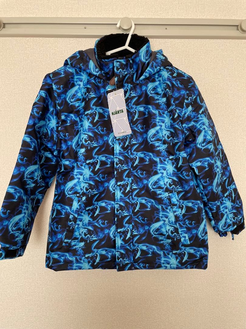 【新品タグ付き】スキーウェア 150 ① 青