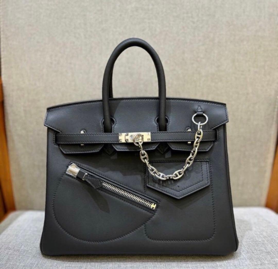 HERMES エルメス ノベルティ ハンドバッグ ブラック