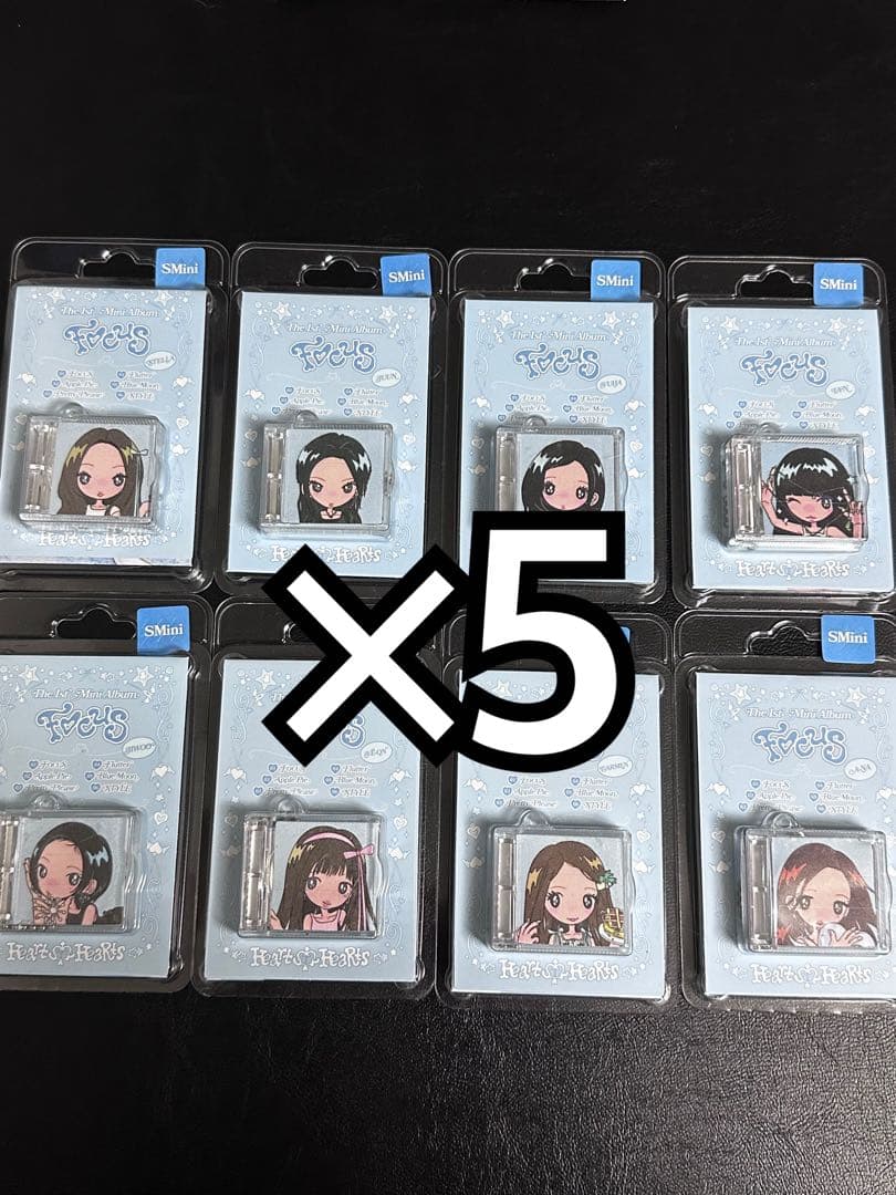Hearts2Hearts FOCUS Smini アルバム 未開封 8種 ×5