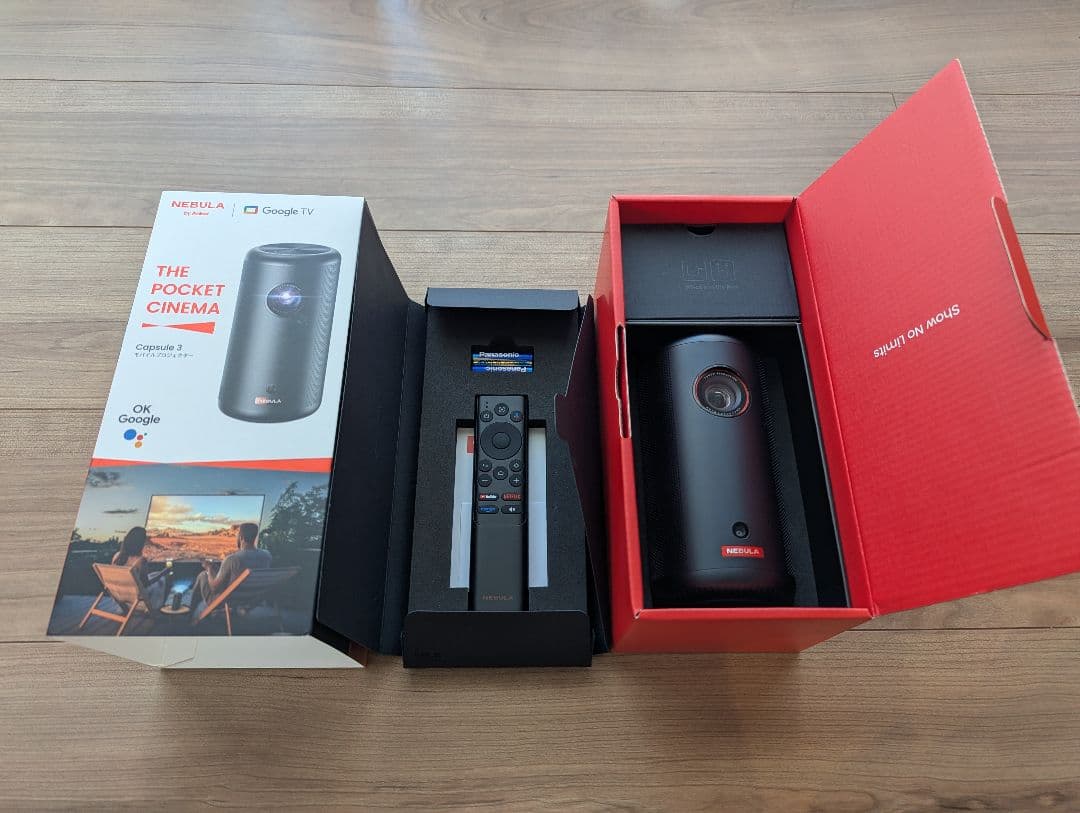 (値下げ可)Anker Nebula Capsule 3 ジンバルスタンド付き