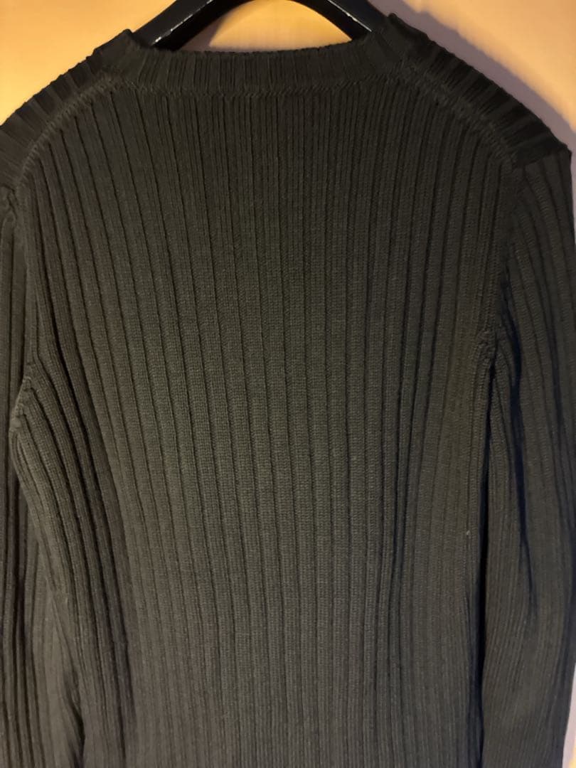 レア！ヘルムート・ラング本人期HELMUT LANG ブラックリブニット