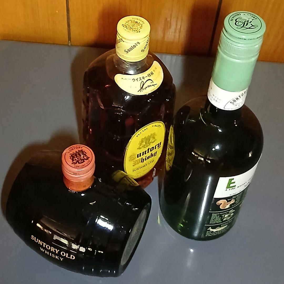 サントリー　オールド特級　角瓶特級　エルク1級　ウイスキー　3本セット