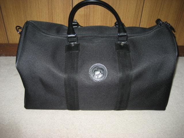 超美品ハンティングワールド キャンバス レザー大容量ボストンバッグ