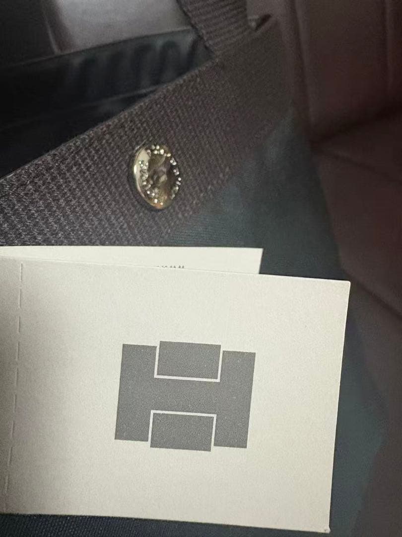 ひ*ん様 エルベシャプリエ 707c ブラック舟形 トートバッグ Mサイズ　A4