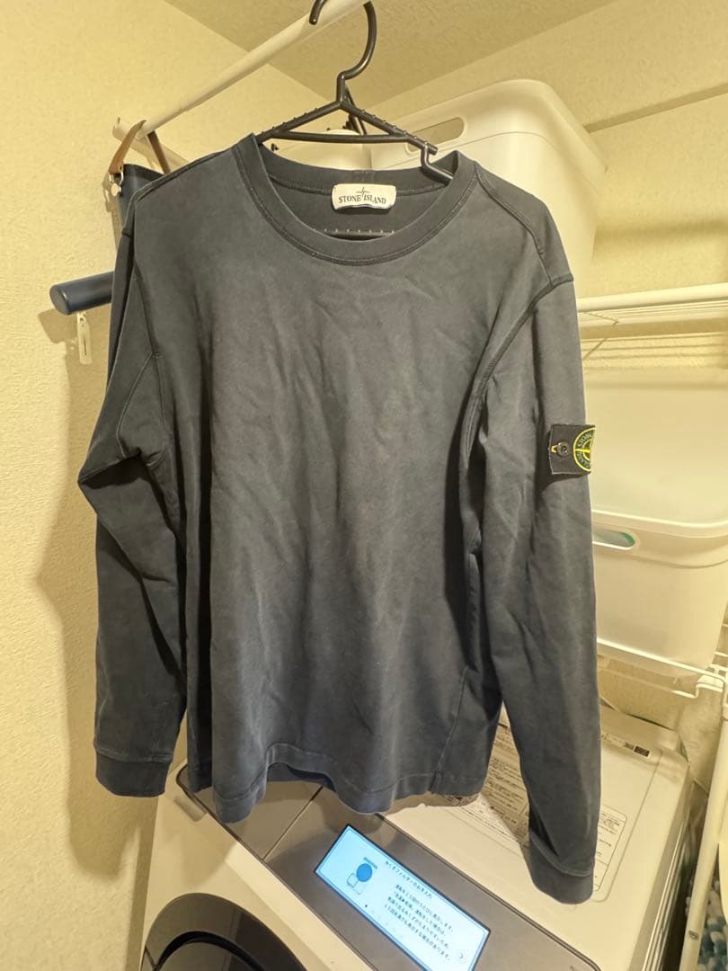 Stone  長袖Tシャツ ブラック