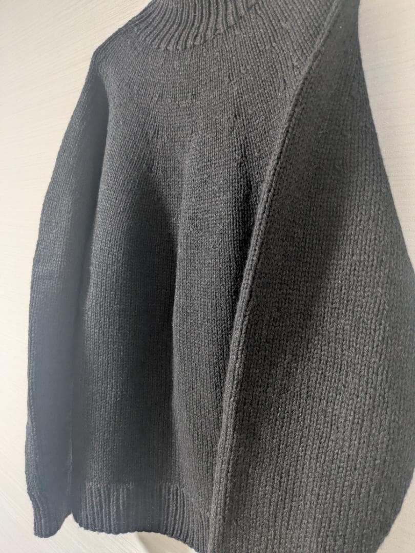 COMOLI カシミヤ和紙 タートルネックニット 25AW