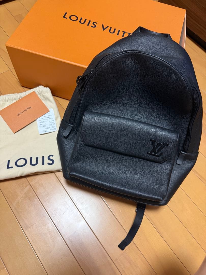 LOUISVUITTON ルイヴィトン　テイクオフ　バックパック　カーフレザー