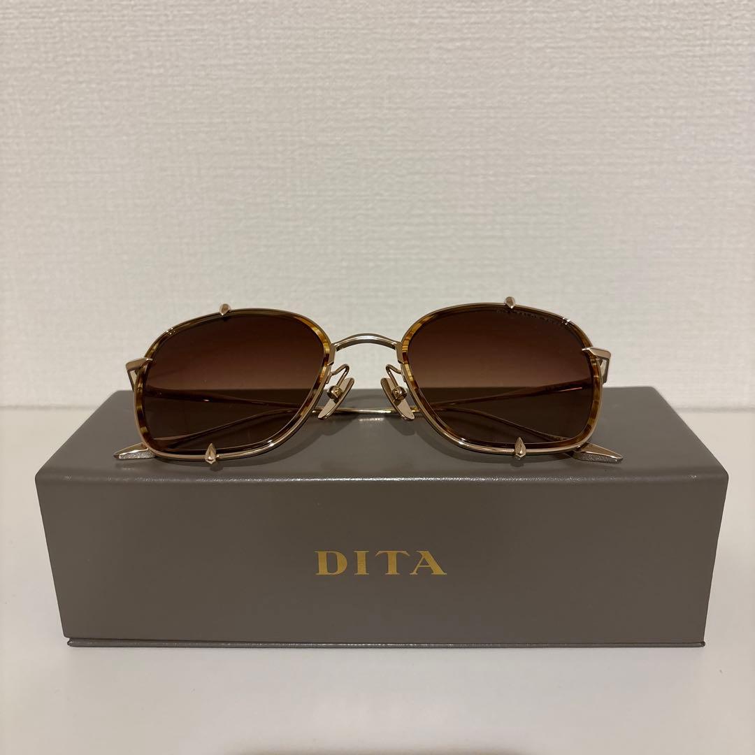 DITA ブラウンレンズ スクエアサングラス