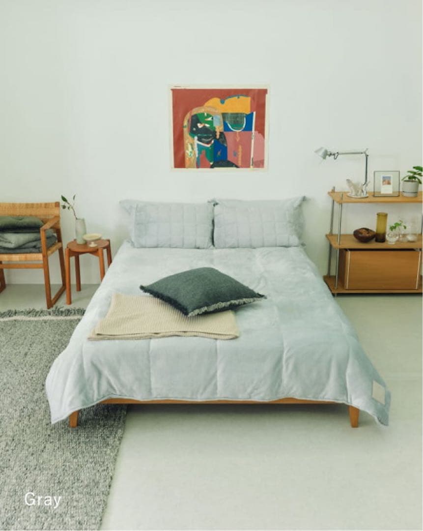 新品TENTIAL BAKUNE 掛け布団 グレー (ダブル)_25FW