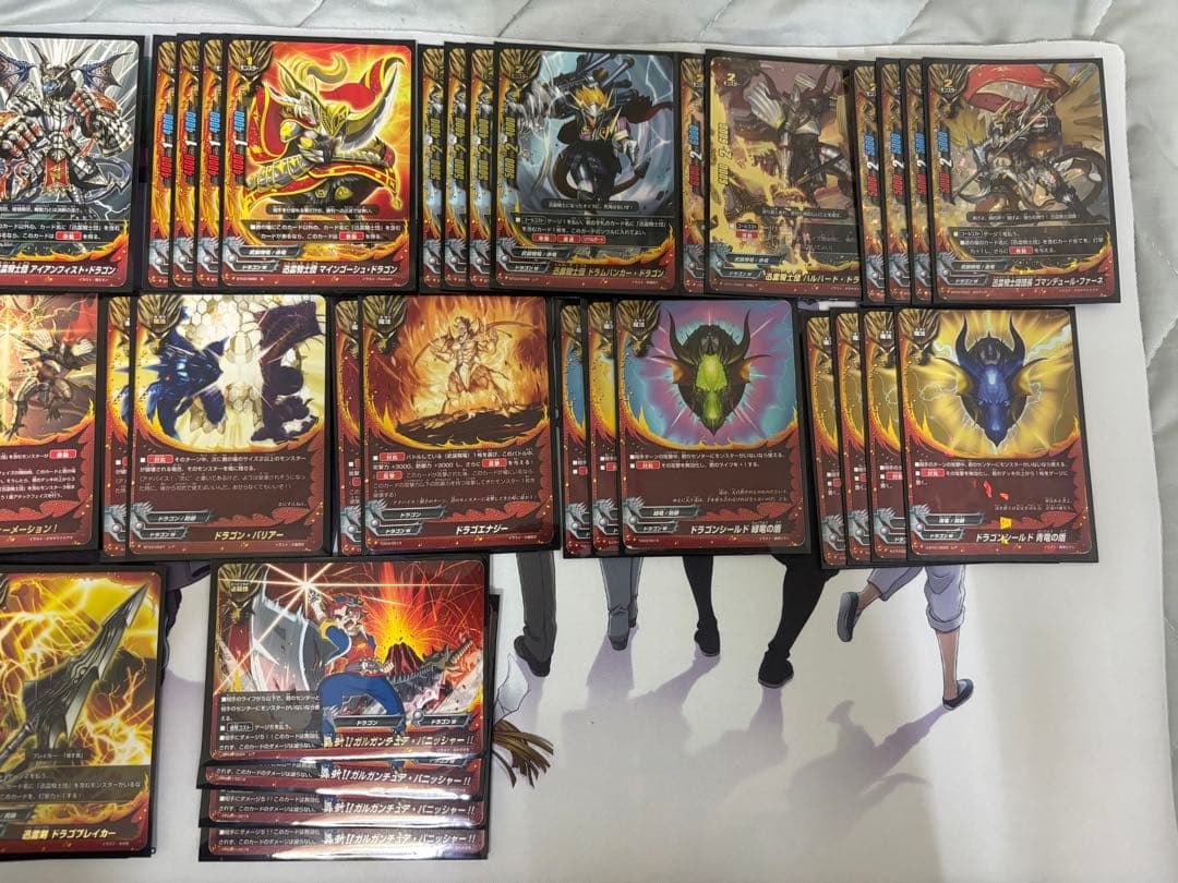 バディファイト 煉獄デッキ　ディミオス　原作再現 煉獄騎士団　迅雷騎士団デッキ