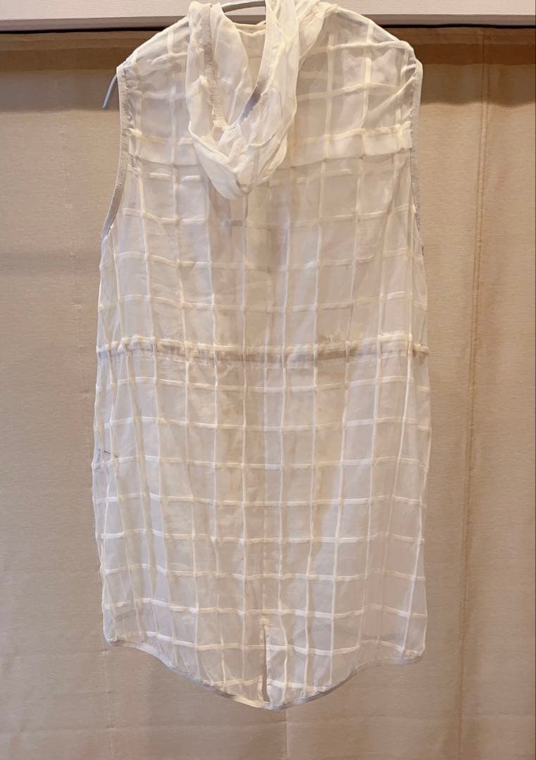 BRUNELLO CUCINELLI ベスト ジレ フード ジップ チェック