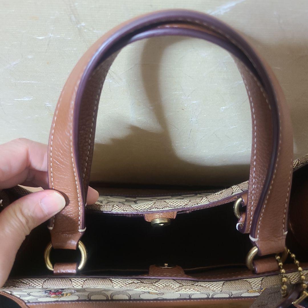 Disney x Coach ミッキーマウス ショルダーバッグ使用感なし！