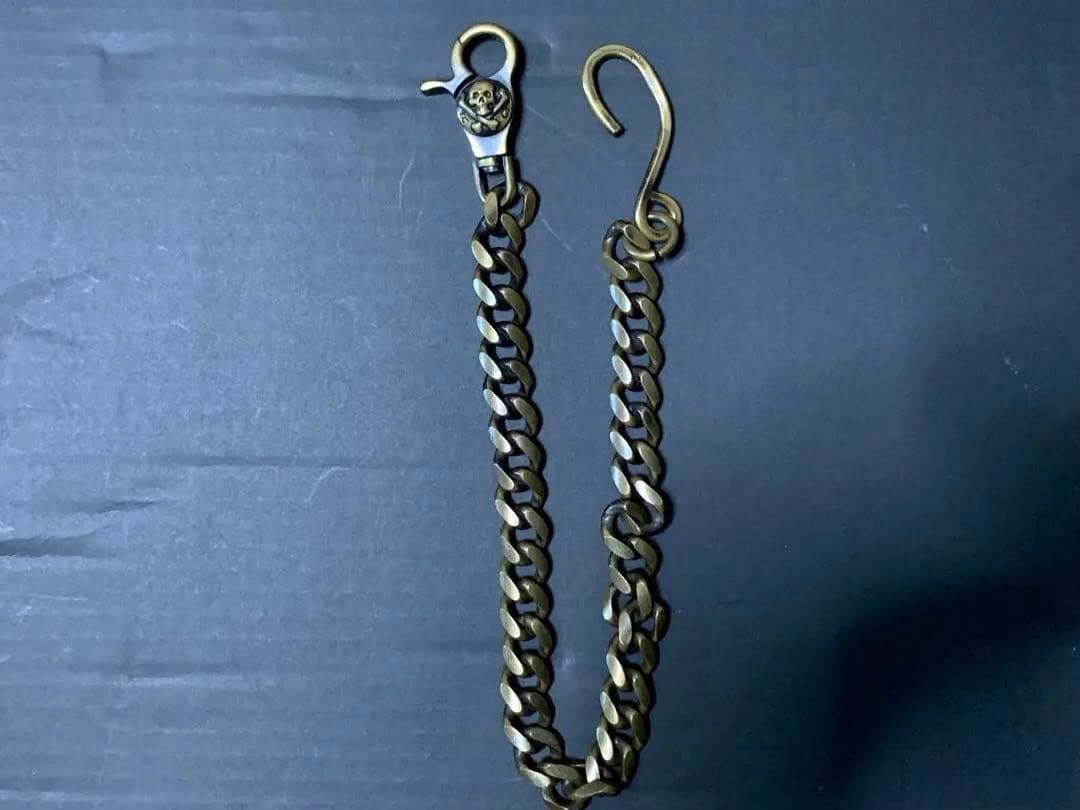 小物 RUDE GALLERY Clip Hook Skull WalletChain