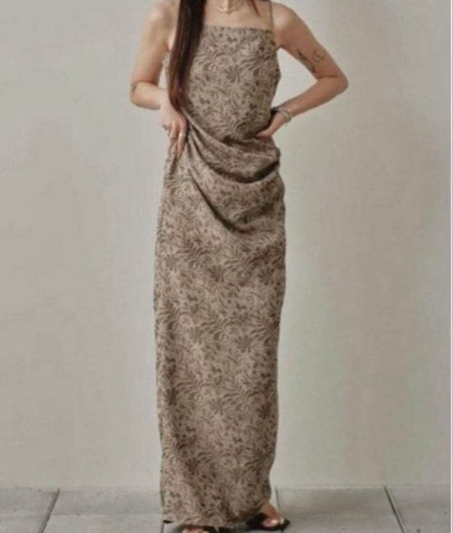 ワンピース todayful Jacquard Camisole Dress