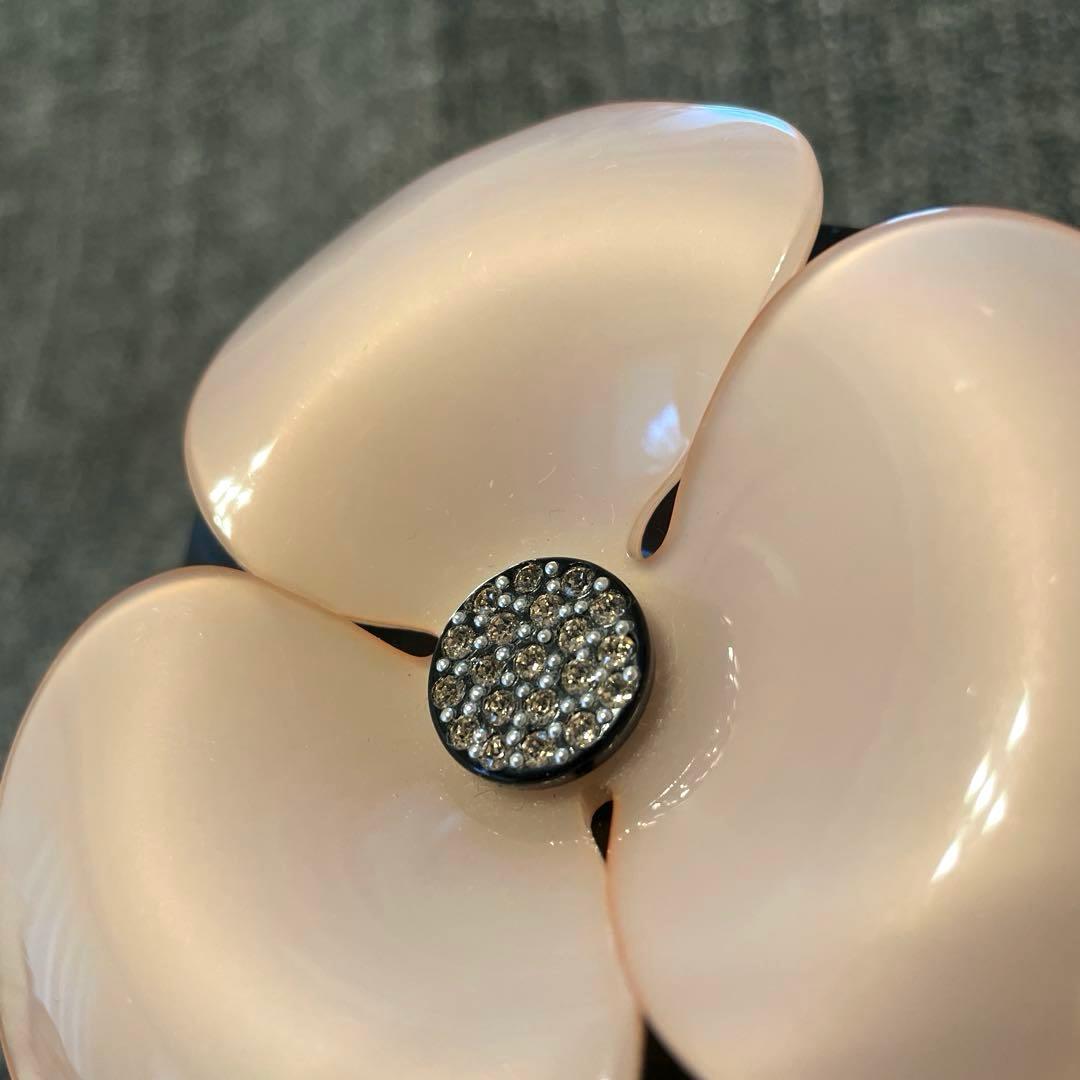 リル美品 フランス製 アレクサンドルドゥパリ カメリア花 バレッタ