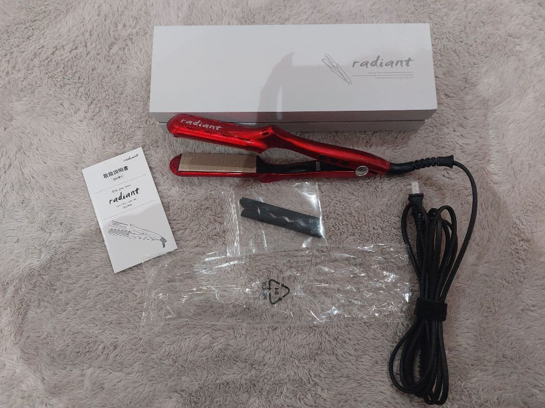 ラディアント　ストレートアイロン　35mm　リニューアル品　付属品完備　1度使用