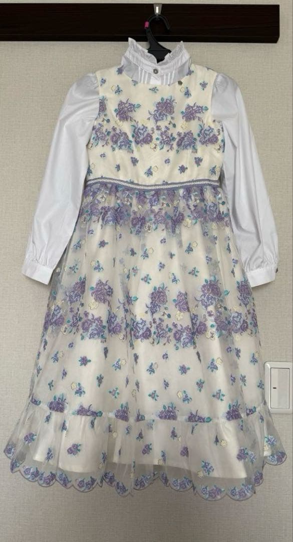 ANNA SUI MINI 子供ドレス+ブラウス　140cm