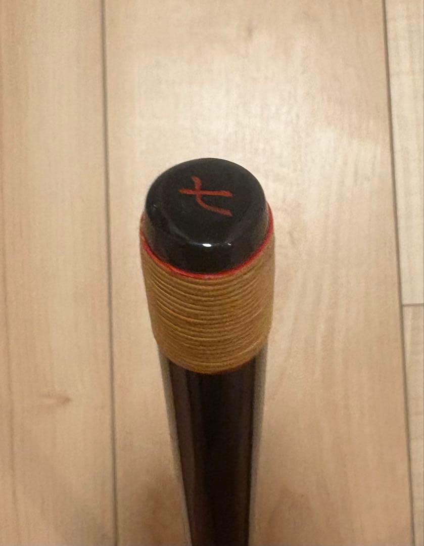 黒色 篠笛 6穴 七本調子 紫山