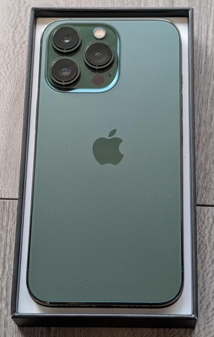 iPhone 13 Pro/128GB アルパイングリーン シムフリー 判定◯