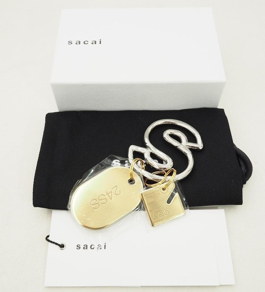 新品24SS Sacai カラビナ キーリング キーホルダー 531P▲