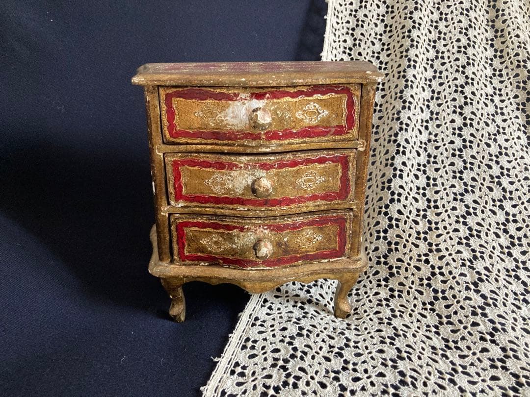 フランスアンティーク 猫脚 ミニチェスト