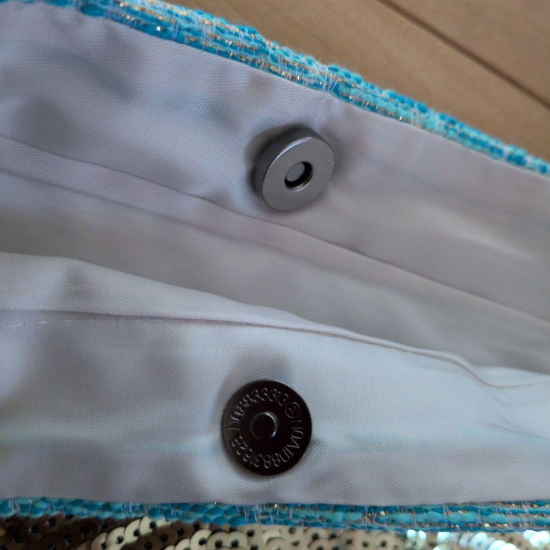 L*n様 CHANEL CCロゴ トートバッグ 青