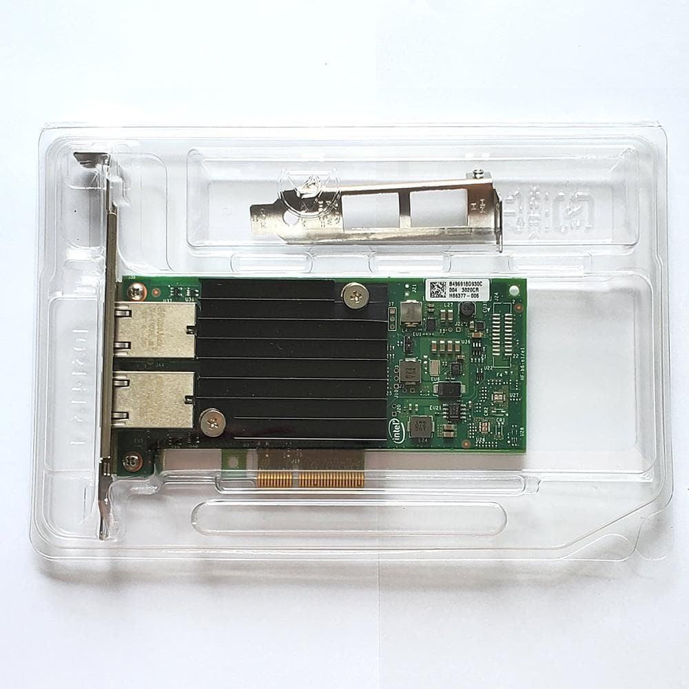 Intel 純正 X550-T2 10Gbps 2ポート LANカード