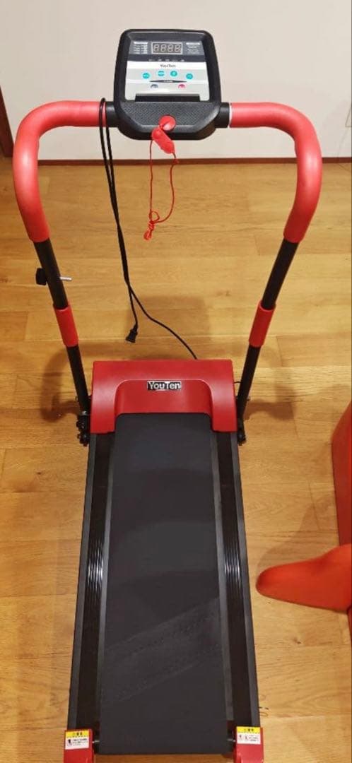 YouTen ユーテン　電動ルームランナー YT-SHM8 ブラック＆レッド