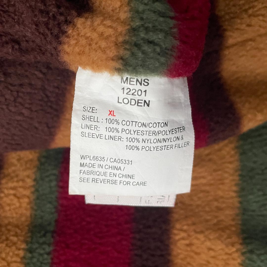 WOOLRICH　カバーオールジャケット　ハンティング　レザーカラー切替　裏ボア