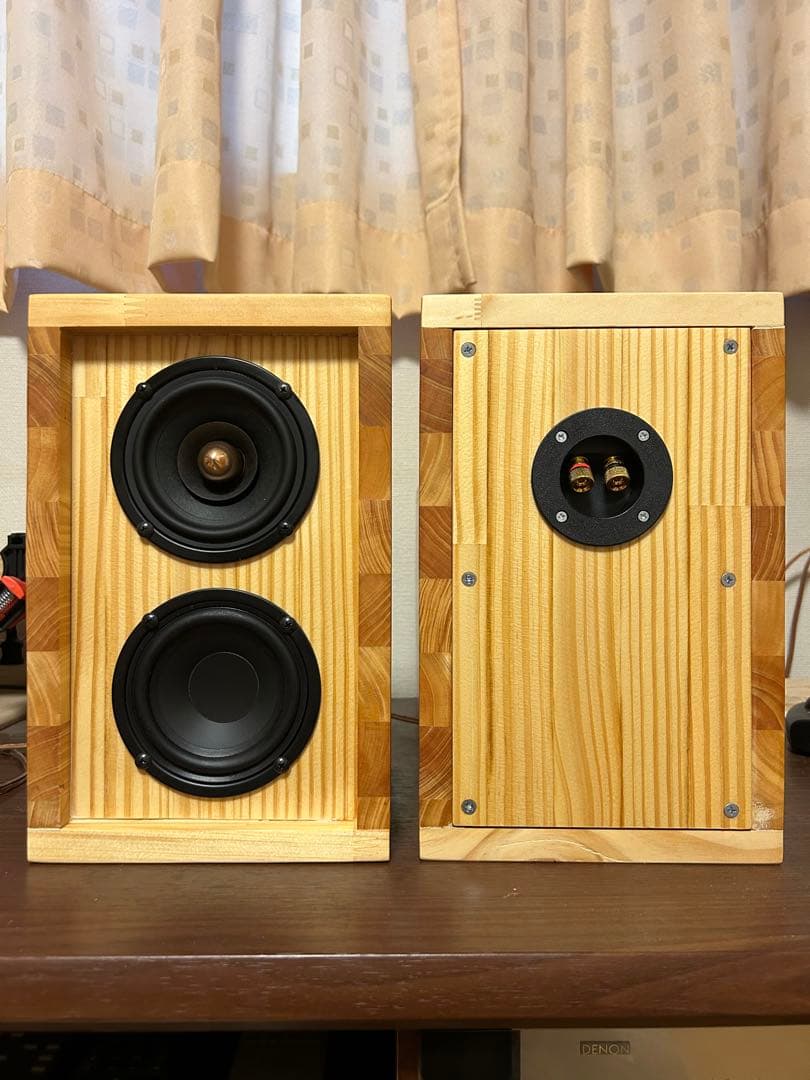 自作スピーカー フルレンジ パッシブラジエーター搭載型