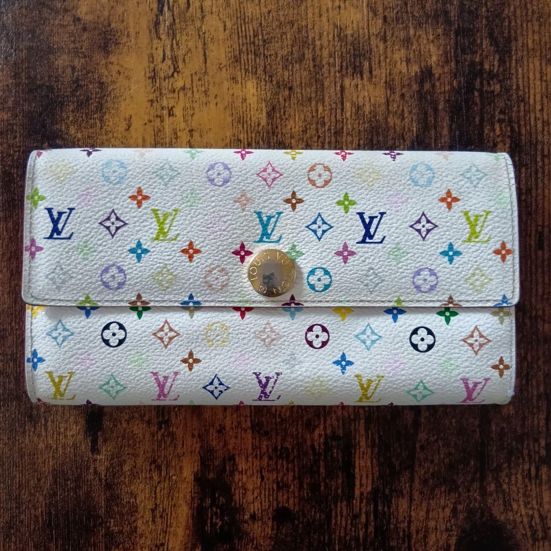 ルイヴィトン マルチカラー ポルトフォイユ サラ 長財布