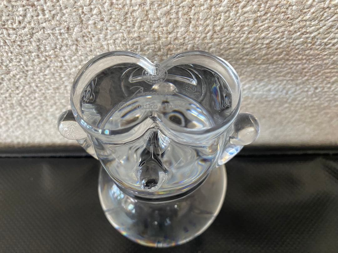 【バカラ×ドラえもん】クリスタルフィギュア 正規品 ガラス置物 インテリアに最適