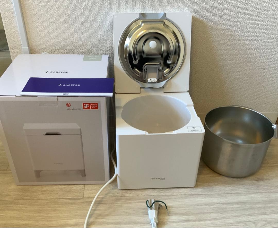 【おまけ付】CAREPOD キューブ ハイブリッド式ステンレス加湿器（X50）