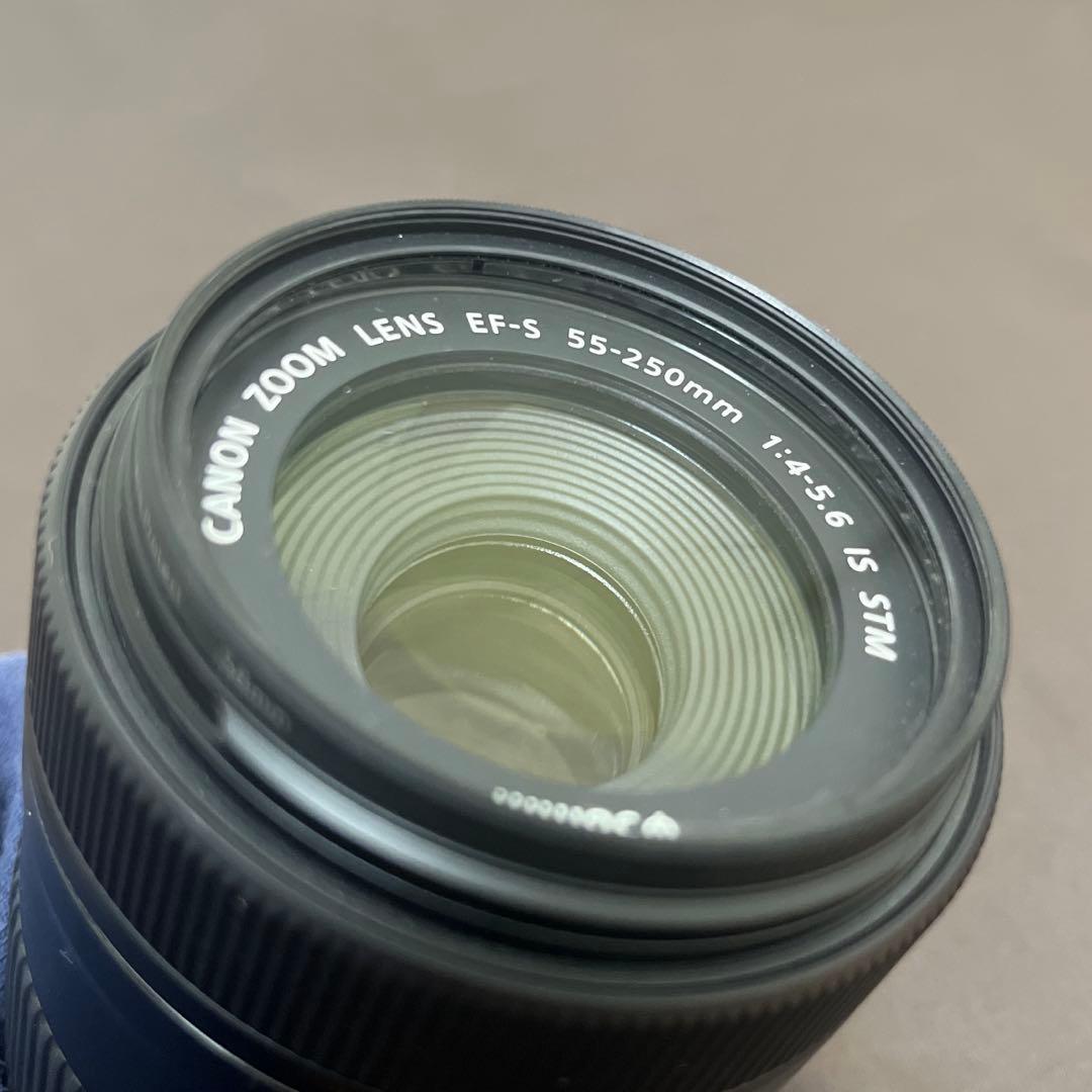 【純正】Canon EFS 55-250mm ズームレンズ　保護レンズ付